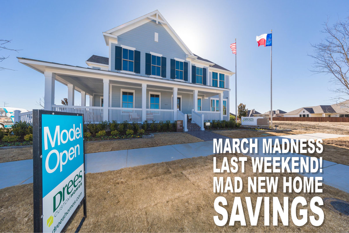 Drees 90th Anniversary March Madness Sale! Last Weekend!